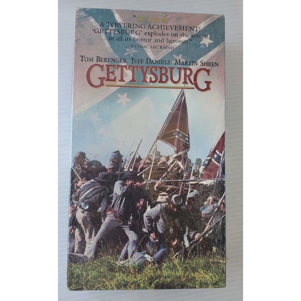 Gettysburg Tom Berenger Jeff Daniels Martin Sheen 2 Box Set 1993 VHS New Sealed
